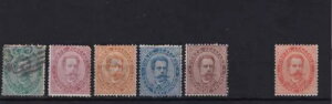 1879�N�C�^���A�����E���x���g1���̒�^��6���Z�b�g�ASG#31-35,37�BMH.CV.��2411�B