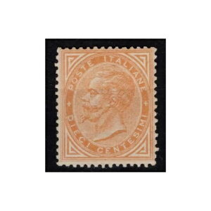 C^A 1863 10 Centesimi London De La Rue N.L17 G.O MLH* 2 Cert.