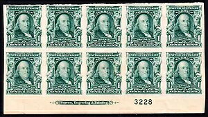 US 314 1Zg tN~g v[gubN 10 #3228 VF OG NH SCV $460