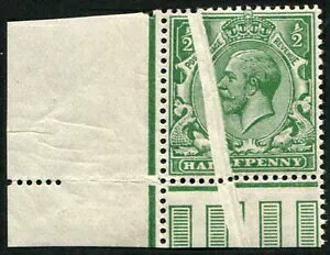 ?d SG 351 SPECTACULAR 'PAPER FOLD' VARIETY (X^v 2 ɕ) U...