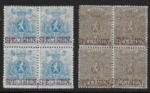 �x���M�[�؎� 1866 OBP 24-25 ovpt ���{ 4 ���g MNH/MLH VF ��!