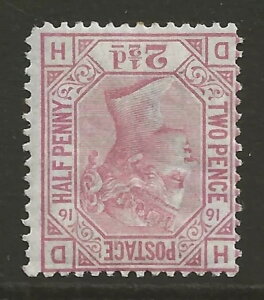 GB 1876 2?d ���[�W�[���[�u (pl#16) WMK INVERTED VF �t���b�V���~���g MH OG SG#141wi cv?1900