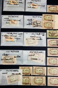 エチオピアのエラーバラエティ切手110枚+初期の壮大な