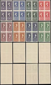 XyC 1075/82 Bl.4 1950 ؎100NLO MNH