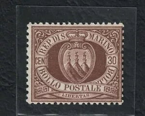 1877�N �T���}���m�A#6�A30�Z���g �u���E�� - �T���߂ȃZ���^�[�����O - MNH**-