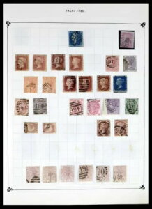 ロット 37288 切手コレクション イギリス 1841-1995。