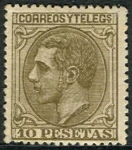 XyC 10yZ^ 1879N ZsAI[u / Mdi /  Brun / MH Alfonso XII