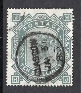 1867-78 SG 128 - 10/- �O���[�O���[���v���[�g 1 ( H J ) �X�R�b�c�O���X�S�[cds Cat ?3,200+