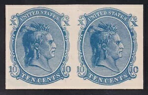 US 73E6c 10c エッセイ・オン・カード ペア(青) SCV 1,200ドル
