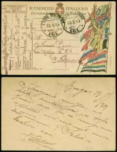 C^A 10 uKA 1919 J[h POSTA MILITARE 161