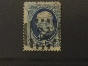 1880�N �t�����N���� 1�Z���g �č��؎� #192 A44a �_�[�N�E���g���i�u���[�j