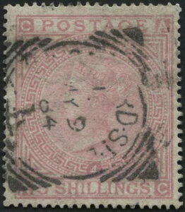 SG134 5/- [YPl.4Au[y[p[A1884N cds SG Cat ?3800