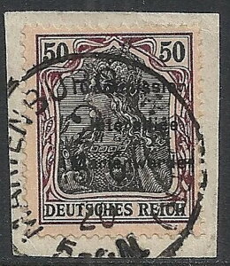 マリエンヴェルダー 1920 MI 17x フラグメント署名 KleinBPP CANC VF