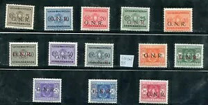 RSI - SEGNATASSE GNR - SERIE MISTA VR - BS MNH - PERIZIATI (830-a49)