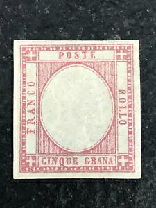�i�|���n�� Victor Emanuel II 5 �T�C�Y Sas. 21 ���b�h �s���N MNH XF -CV+1000Eur.-