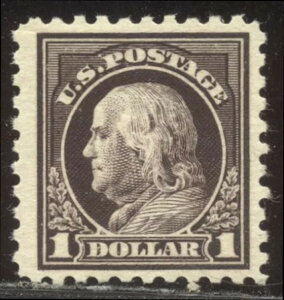 č #478  ~g VF NH ؖt - $1.00 Vio BlackAP10AUnwmkd