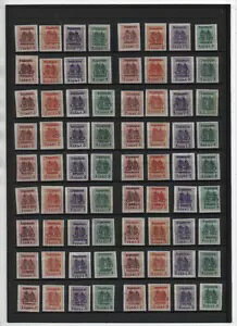 I[XgAɂtEFlg 1918N ORTSPOSTMARK CPL 72Zbg VAL.-