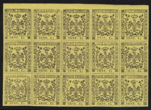 1852�N ���f�i No. 3a 15�Z���g ���邢���F 11**/4* 15������ �{���t�B�F��