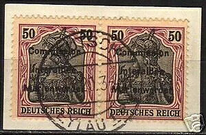 マリエンヴェルダー 1920 MI 17x ペア、VF 署名破片付き