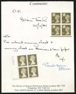 �E�F�[���Y 1981 11?p SG W35 �s���S�v���[�t (�ŏI�i�K) �u���b�N 4 ���A�uH...�v�Ƀ}�E���g