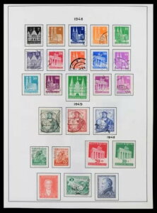 ���b�g 37964 MNH/MH/�g�p�ςݐ؎�R���N�V�����A�h�C�c�n�� 1945-1949�A�A���o���y�[�W�Ɍf�ځB