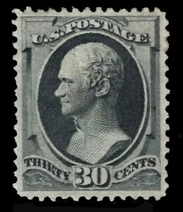 �ؖ�: US STAMPS #165 MINT OG H PSAG CERT CAT. $4,000 ���b�g #83426