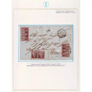 TOSCANA 1851 yA 1 Crazia Carminio Bruno On Gray N.4e Us On FobOB