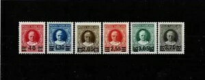 o`J YVERT 60 - 65 SCOTT 35-40 "bZbg 1934 " MNH VF A X367