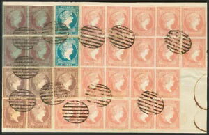 イサベル2世。歯のない時代。断片42(4),46(3),46b(2),48(19),49(2. 1855年。