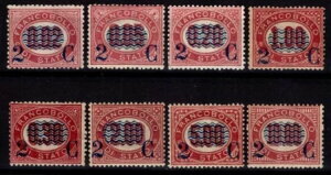 LO_ 1878 EF[u T[rX X^v 8 V. G.I MNH** / G.O MLH* CERT.-