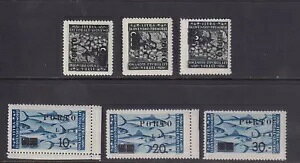 1946年のスロベニア海岸線:「細い数字」の税標識 s. cpl. MNH L.437(429/s481)-