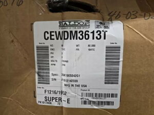 ABB BALDOR VEWDM3613T �E�H�b�V���_�E�����[�^�[ �V�i������