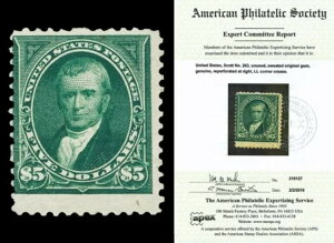 �X�R�b�g 263 1894 $5.00 �}�[�V�����~���g �t�@�C�� OG �L���b�g $4,000 APEX�ؖ����t��