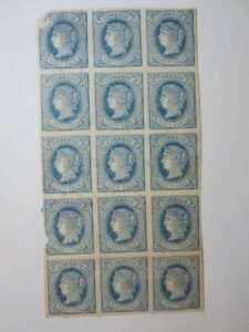 1866�N �X�y�C���̐��C���h���� 10�Z���g�؎� #24 15���Z�b�g �~���g MNH OG