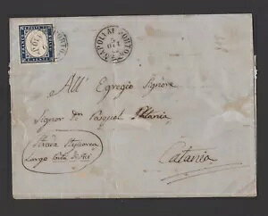 �i�|���^���B 1862 terzo giorno di uso 20 c Sardegna p 11 NAPOLI AL PORTO