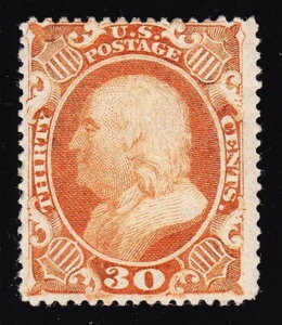 US 38 30c �t�����N���� �~���g PF �ؖ����t�� VF OG H SCV $2150