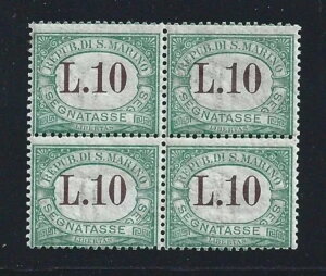 1924 T}mAZj^bZ no. 18 10 O[ QUARTINA MNH/**-