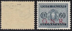 1943�N �C�^���A�Љ�a�� GNR Taxes 54/Ie Brescia I. �^�C�v INTEGRAL RUBBER -