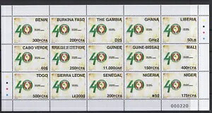 2015 Ns CEDEAO ECOWAS 40 N 15 MNH V[g** 킸 300 ̊󏭕i!