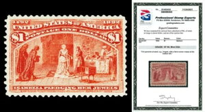 XRbg 241 1893 $1.00 T[ RrAs ~gO[h XF 90 H PSE CERT t!