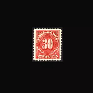 米国郵便料金支払済切手 - ミント OG&H、XF/Super b S#J57 希少、非常に大きな余白