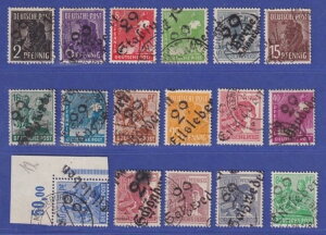 SBZ�n��n���hOPD 29�f�b�T�EMi�BNo. 166-181 VIa�Z�b�g17�l���S��gest. gpr.-