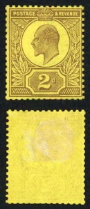 KEVII 1909 2d �J���[�g���C�A�� �� �C�G���[�y�[�p�[ Wmk �y�[�p�[ Cat 9000 �|���h