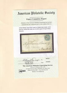 1845 �N 6 �� 30 ���A�Ɨ��X�փT�[�r�X�̍ŏI�� - Hale & Co. 75L5�AAPEX CERT �t���B