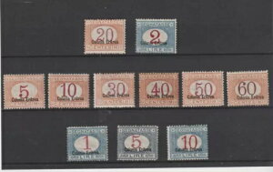 1920 - 1926 GgA Segnatasse Soprastampa In Basso 11 V. ؖBJt@Y MF122320