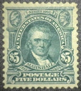 Sc #313�A$5.00 Marshall�A�V���[�Y 1902-03�AMH�AXFS - 3 �̏ؖ����A�������؎�!!!