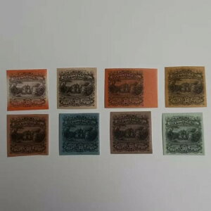 121-E1p & 121-E1s 1869 30セント バーゴイン エッセイ 8部セット 校正刷り CV $2175