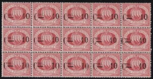 1892N T}m No. 10 10Zg20Zg  ubN 15MNH **  Bolaffi-