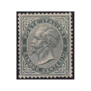 1863-65  5 Centesimi Tir. London De La Rue N.L16 G.I Mnh** Cert.