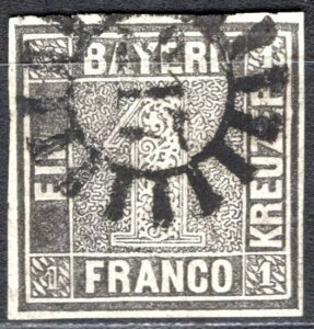 Altdt. Bavaria MiNo 1 II a ���ԃX�^���v�u217�v����A�����A�ؖ����t��